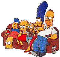 simpson family on couch